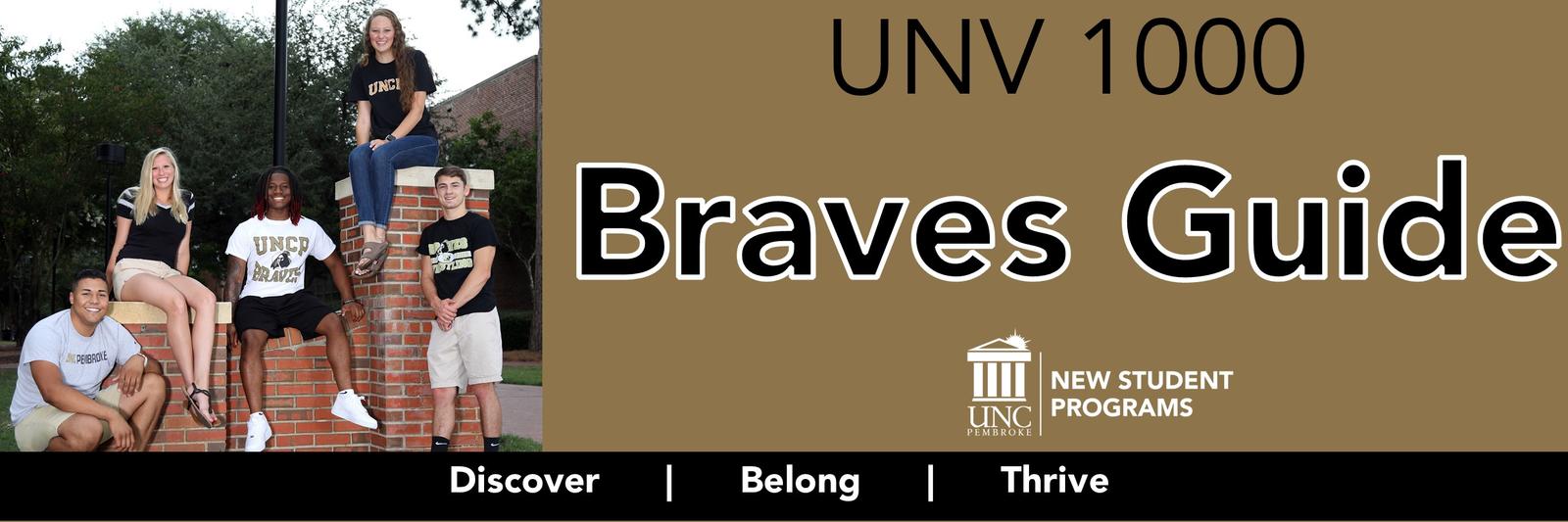 UNV 1000 Braves Guide 